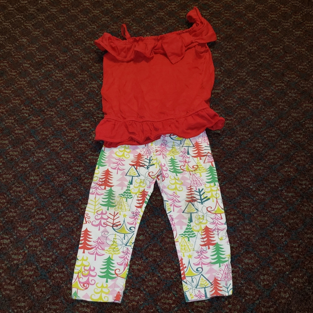 Girls size xs (4-5) two piece outfit